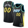 Dres Indiana Pacers Prilagođeni Nike 2023-24 City Edition Crno Swingman